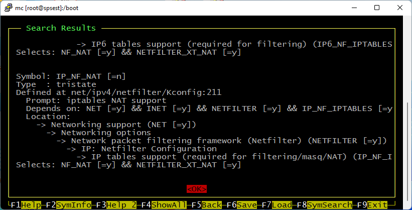 Ako nájsť nejakú zakuklenú voľbu kernela